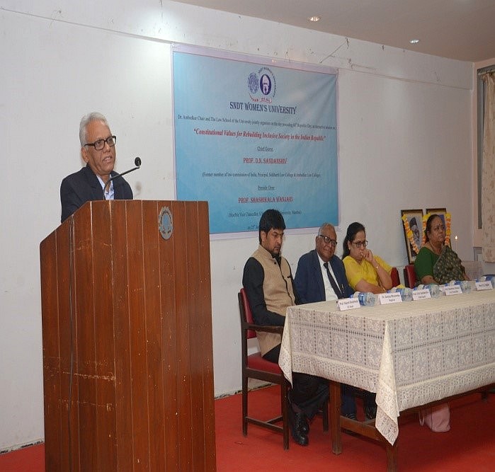 A Special Lecture on Constitution Values for re-building Inclusive Growth and Development 