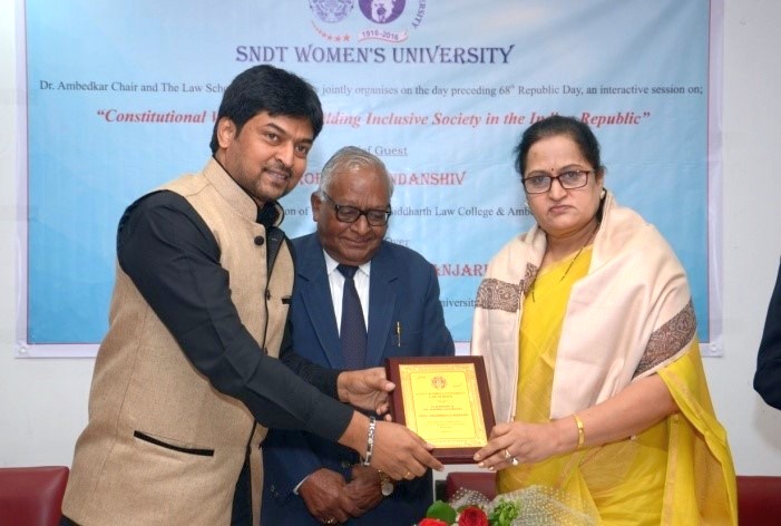 A Special Lecture on Constitution Values for re-building Inclusive Growth and Development 