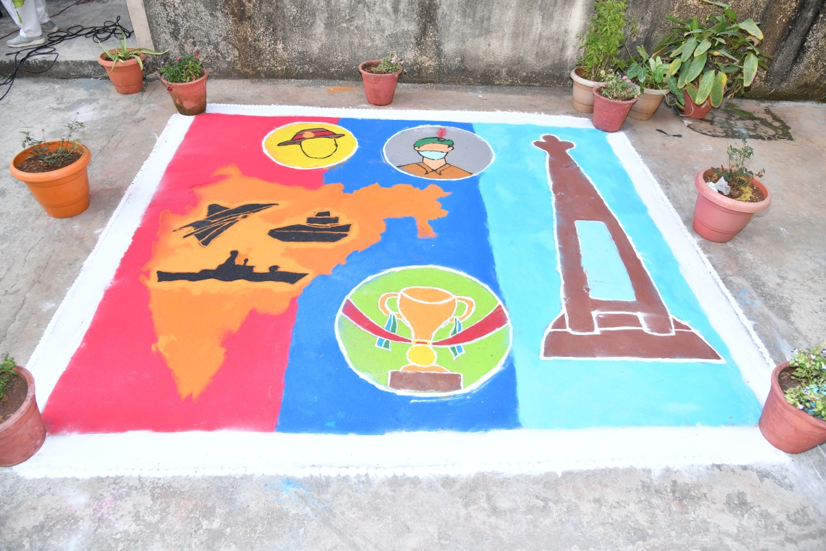 Republic day ceremony Churchgate Campus, SNDTWU