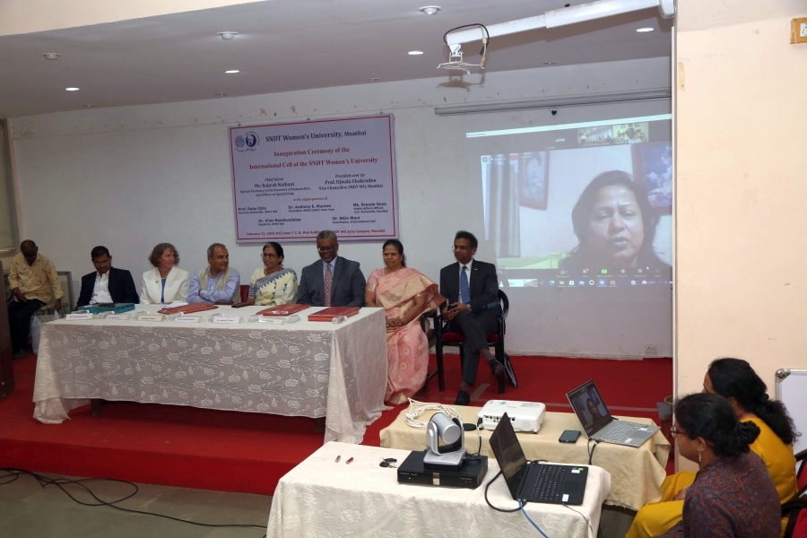 Inauguration Ceremony of the International Cell of SNDTWU