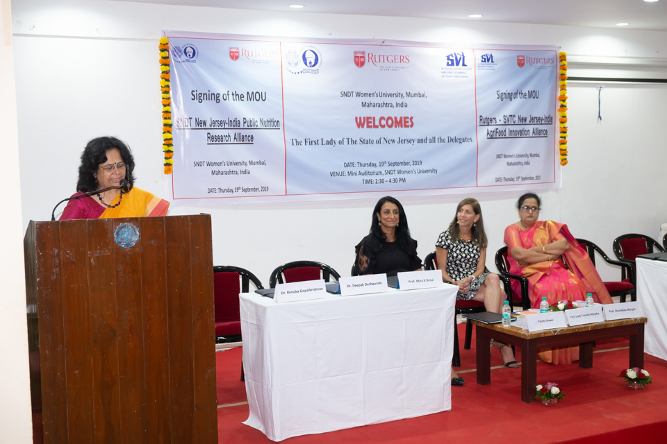 Rutgers University Signs MOUs With SNDT Women's University