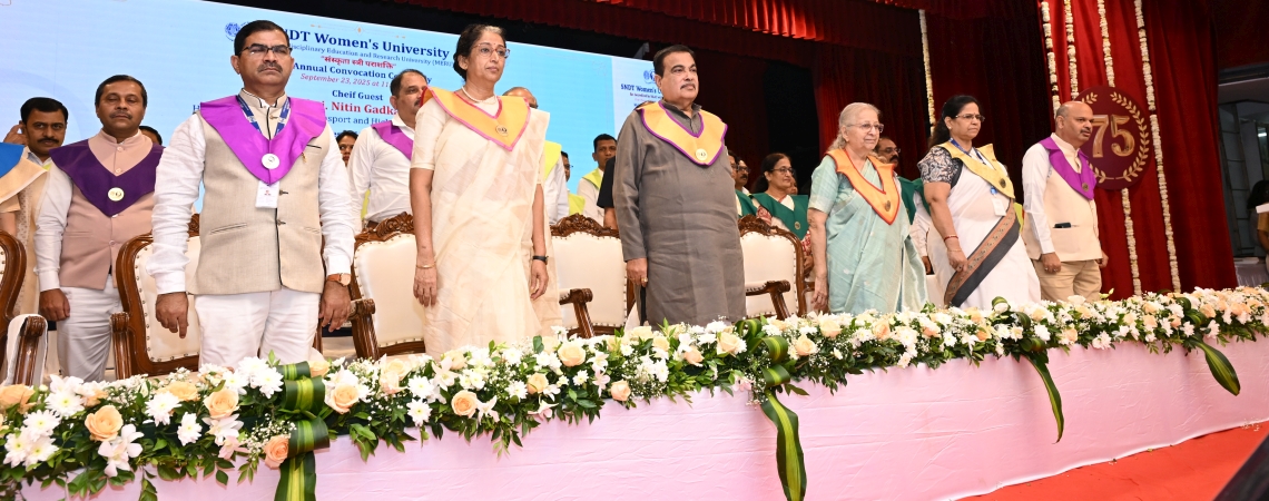 75th Annual Convocation of SNDT Women's University